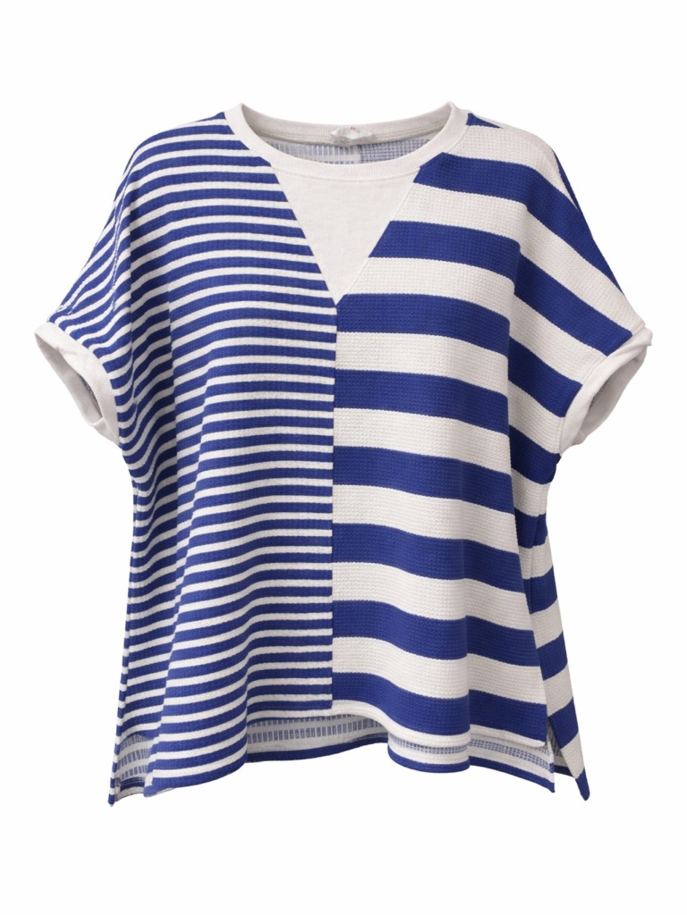 Fantastic Fawn blue striped top, small